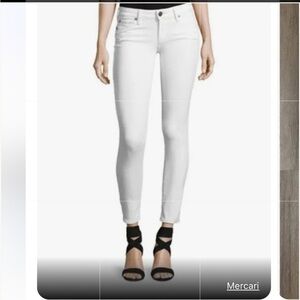 True Religion Casey Skinny Jeans - White - Size 8